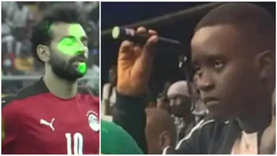 مشجع الليزر يعود لإثارة الجدل قبل مباراة مصر والسنغال الحاسمة