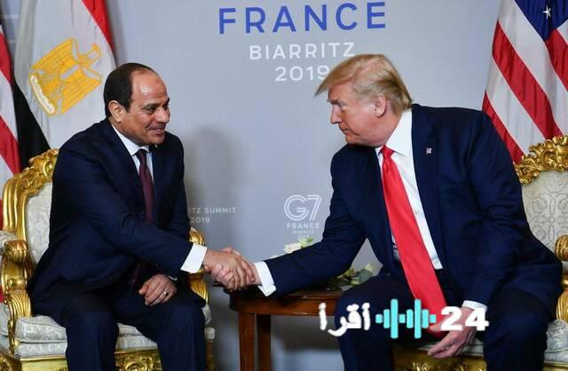 ترامب يحث السيسي على أولوية حل أزمة سد النهضة لتجنب صراع عسكري بين مصر وإثيوبيا