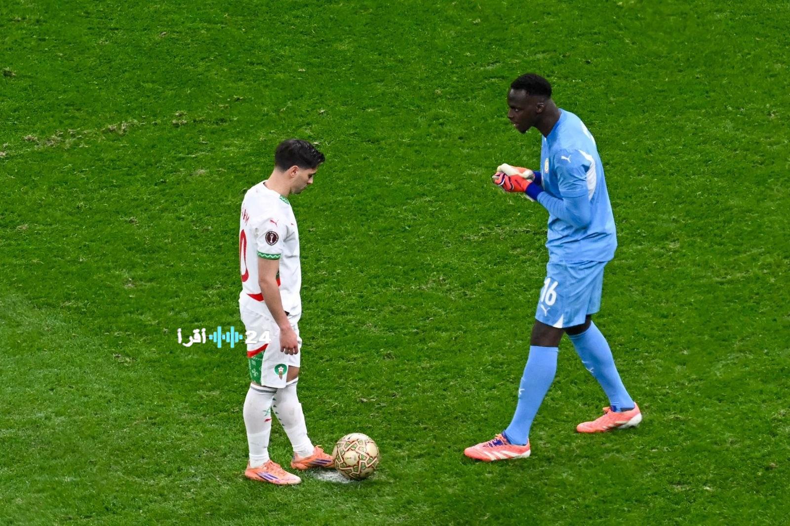 إبراهيم دياز وركلة الجزاء الضائعة تفاصيل مثيرة من نهائي المغرب والسنغال فيديو