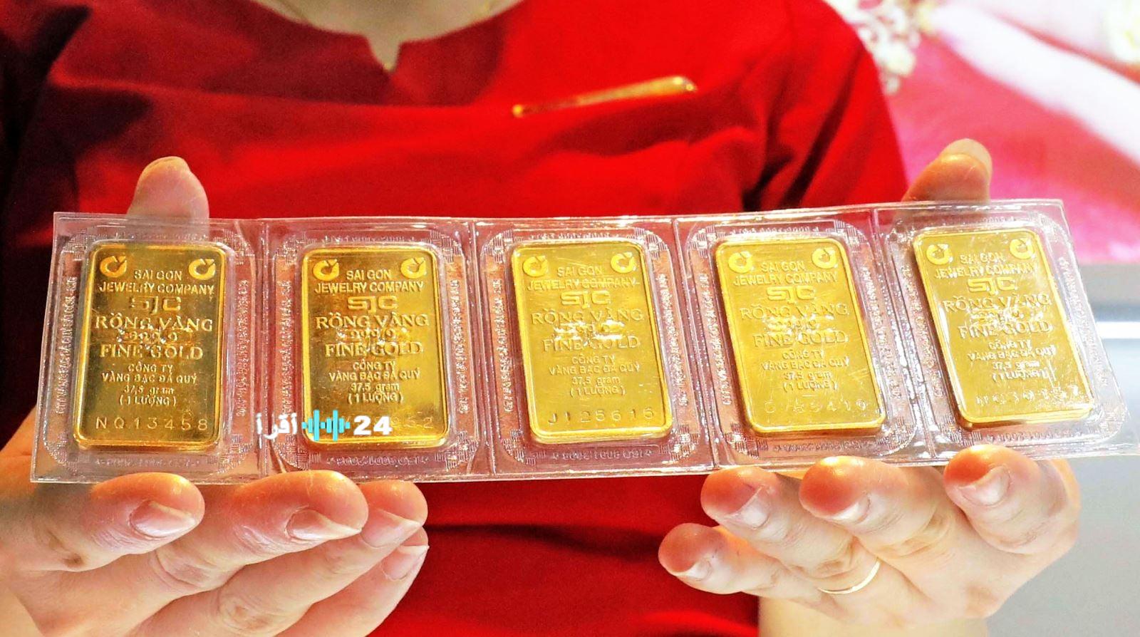 أسعار الذهب تتجاوز 190 مليون دونغ فيتنامي لكل تايل في 29 يناير