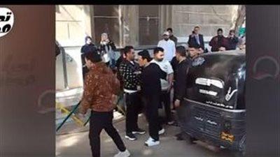 جنازة والدة رضا البحراوي تبدأ في طنطا وسط دعم سعد الصغير له في أوقات المحنة