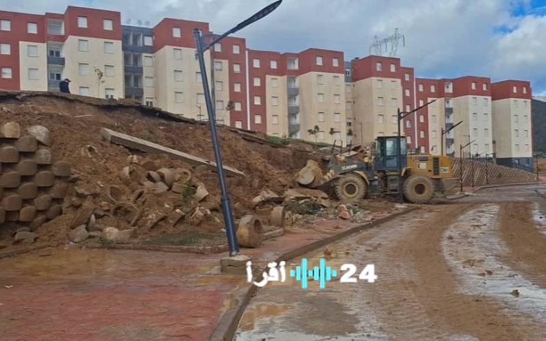 عين الدفلى بعد العواصف وكالة عدل تقيّم أضرار حي 1250 مسكن وتباشر الإجراءات القانونية