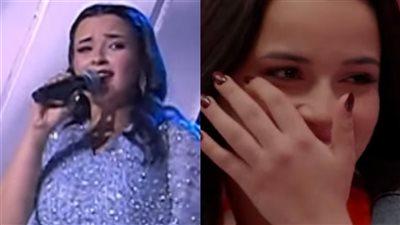 أشرقت أحمد تذرف الدموع تأثراً بأداء ناصيف زيتون وتتألق في نهائيات ذا فويس