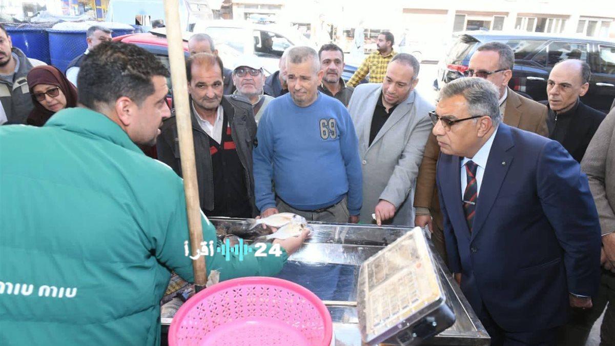 محافظ الدقهلية يؤكد على ضرورة متابعة توافر الأسماك والخضروات الطازجة بأسعار مناسبة للمواطنين