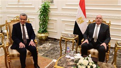 رئيس الجهاز المركزي للمحاسبات يهنئ المستشار هشام بدوي بمنصبه الجديد رئيسًا لمجلس النواب