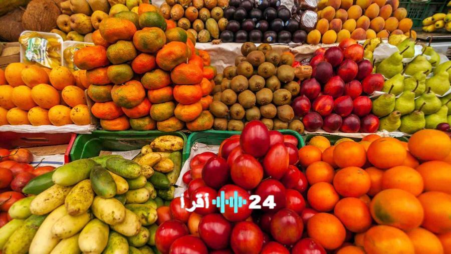 2099 طنًا من الخضروات تصل إلى السوق المركزي