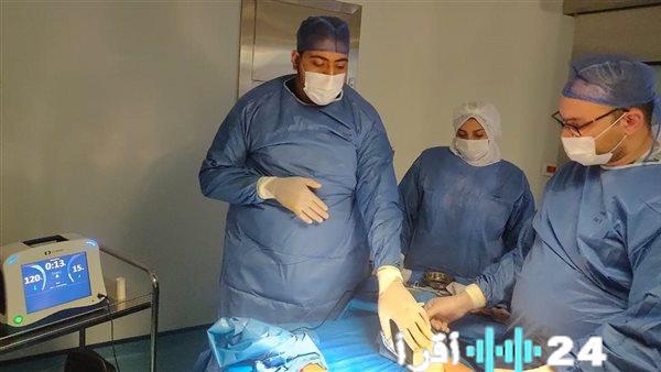 التردد الحراري يعالج دوالي الساقين دون جراحة برأس البر