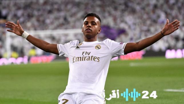 «تألق وبصمة.. ماذا قال نجم الريال بعد الخماسية؟» رودريغو جوس يبصم على انتصار ريال مدريد العريض بخماسية في شباك بيتيس ويعلق على أدائه عبر إنستغرام