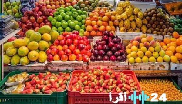 أسعار الخضروات والفواكه في سوق العبور اليوم الخميس 1 يناير 2026