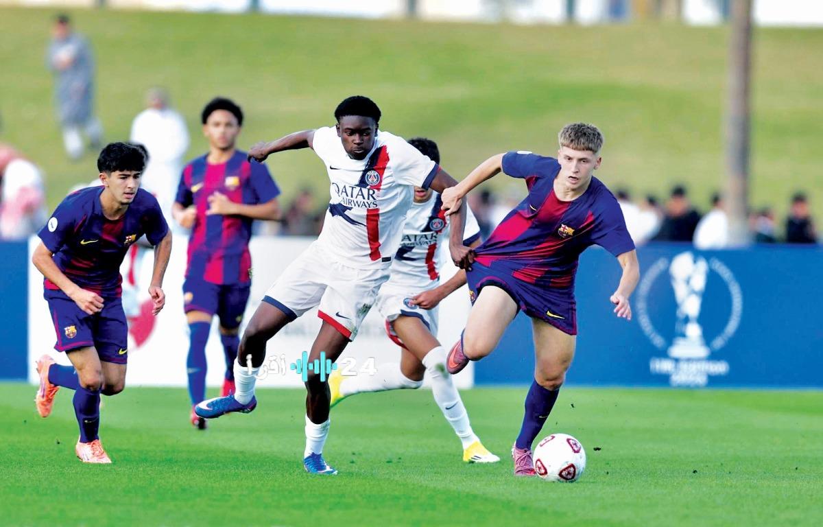 نتيجة مثيرة في قمة باريس سان جيرمان وبرشلونة بكأس الدولية