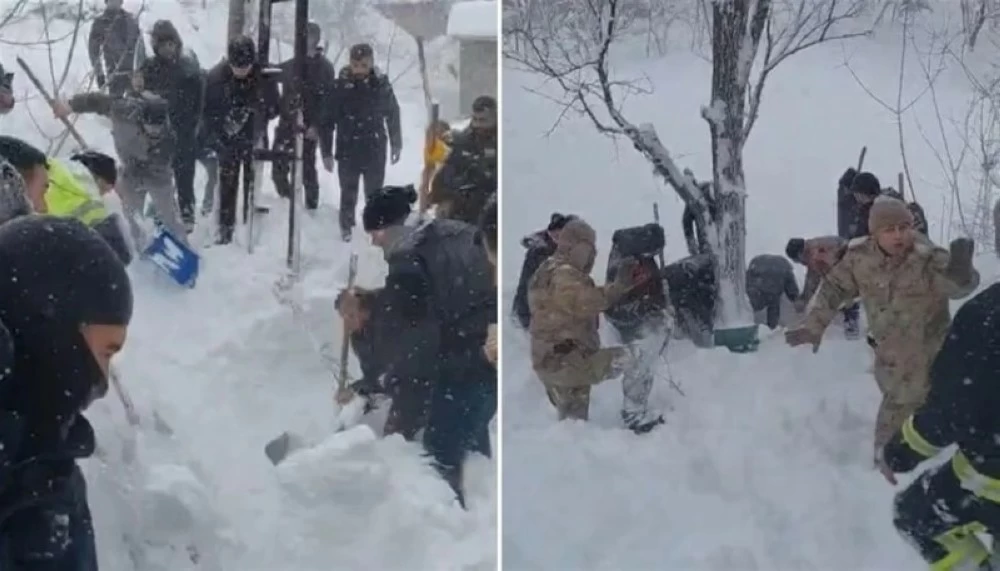 دراما إنقاذ في تركيا بعد احتجاز عائلة من أم وطفليها تحت الثلوج