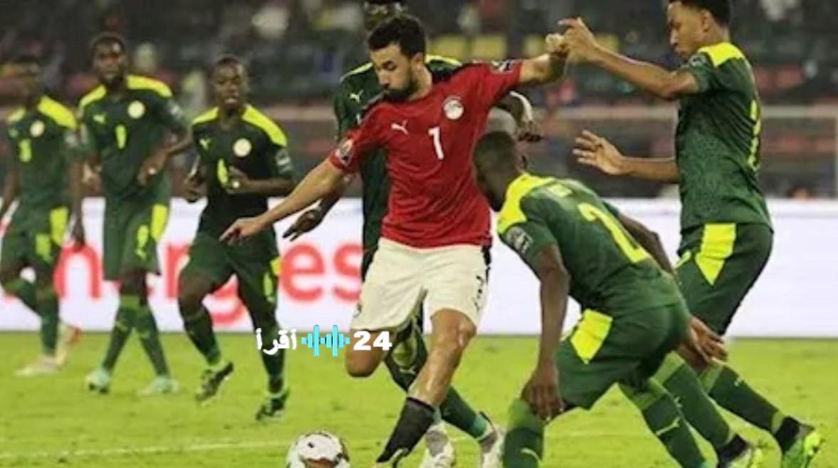 قمة الكان المرتقبة مصر والسنغال نصف النهائي موعد اللقاء والقنوات الناقلة