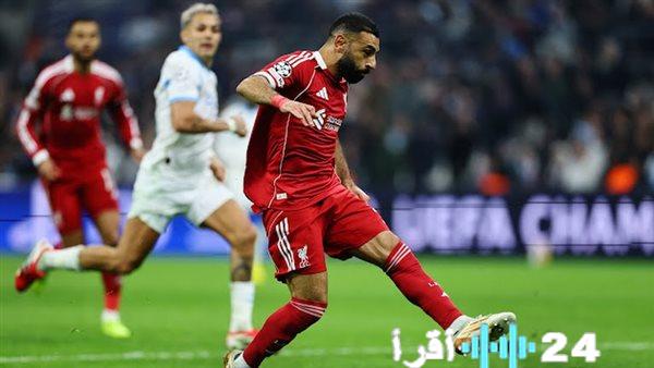 ليفربول يكتسح مارسيليا في دوري أبطال أوروبا