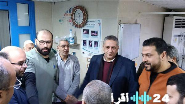 وكيل صحة كفر الشيخ يقوم بجولة تفقدية في مستشفى الشرعية