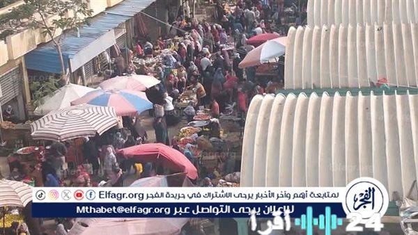 انتظام العمل في سوق دمنهور الجديد لليوم الرابع بعد إعادة توطين الباعة الجائلين