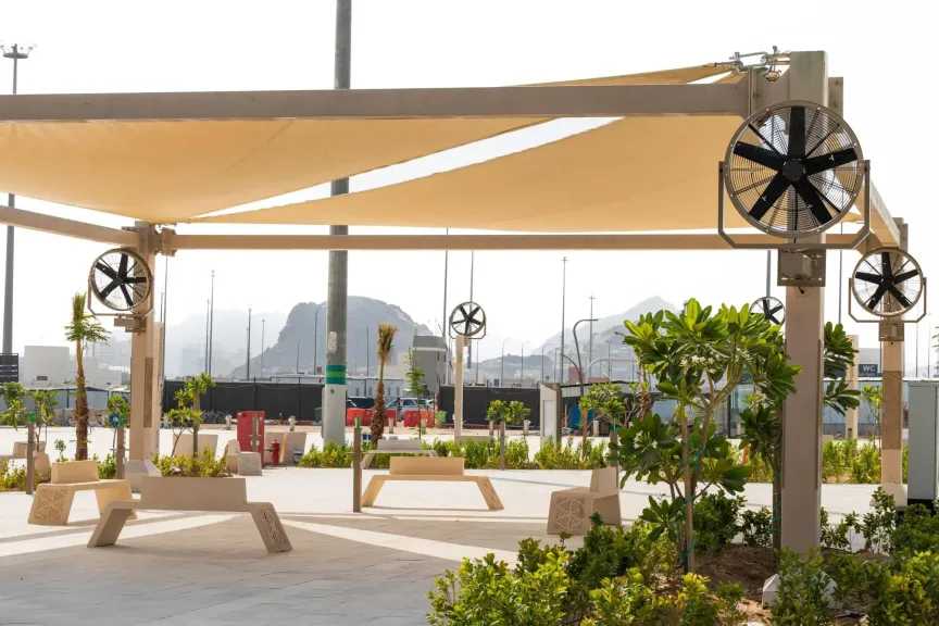 الحج 1447: ابتكارات تبريد ثورية تخفض الحرارة 8 درجات