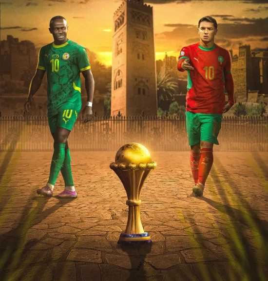 موعد نهائي كأس أمم إفريقيا المرتقب صراع أسود الأطلس والتيرانجا بين المغرب والسنغال