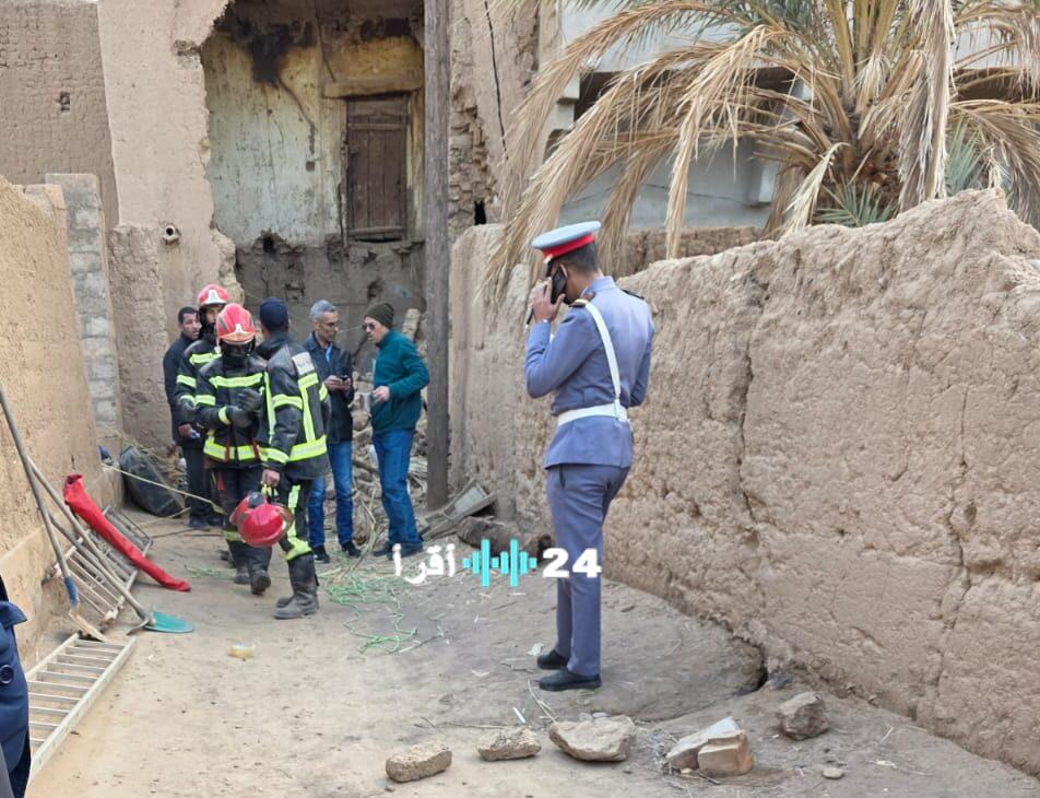 تحذيرات من فاعل حقوقي بشأن مخاطر البنايات القديمة بعد وفاة ستيني في انهيار منزل طيني بتازارين