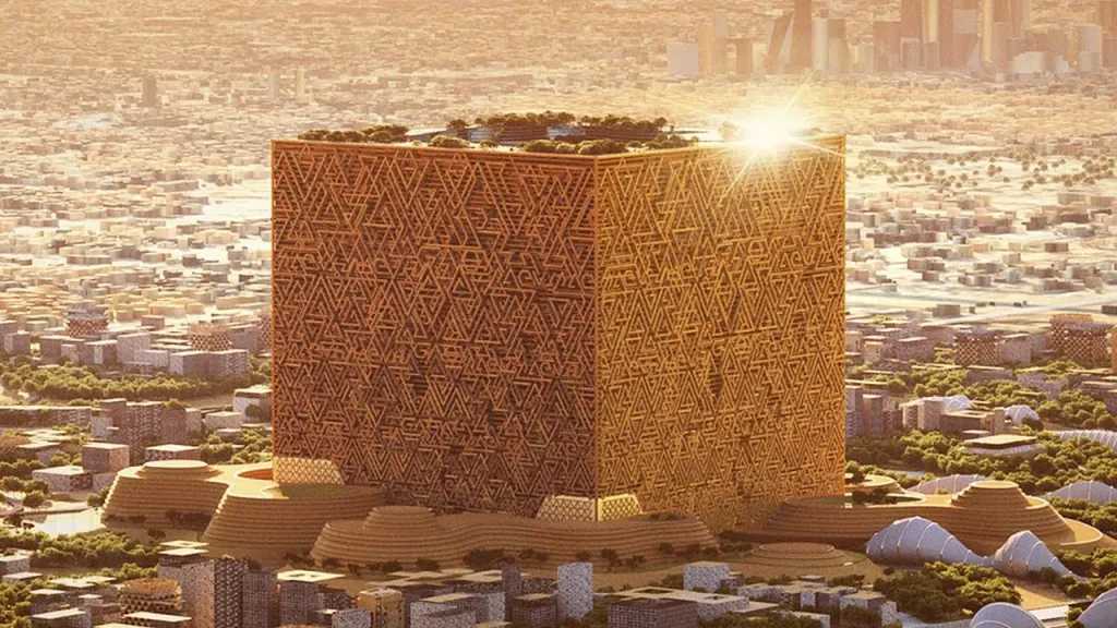 السعودية توقف العمل على مشروع المكعب العملاق بسبب إعادة تقييم التمويل
