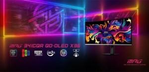 سعر ومواصفات شاشة MSI MPG 341CQR بتقنية Gen 5 QD-OLED ومعدل تحديث 360Hz في CES 2026