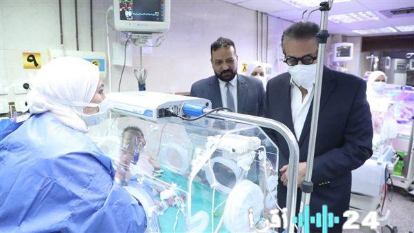 وزير الصحة يتابع عن كثب واقع مستشفيات المنوفية