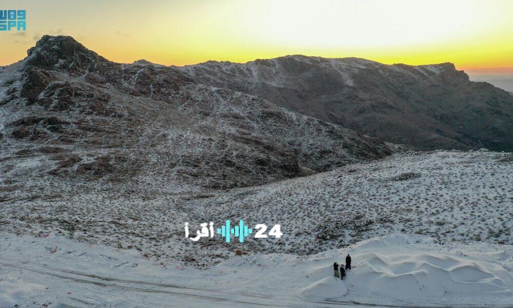 موجة صقيع قاسية تجتاح شمال السعودية بدرجات حرارة مادون الصفر