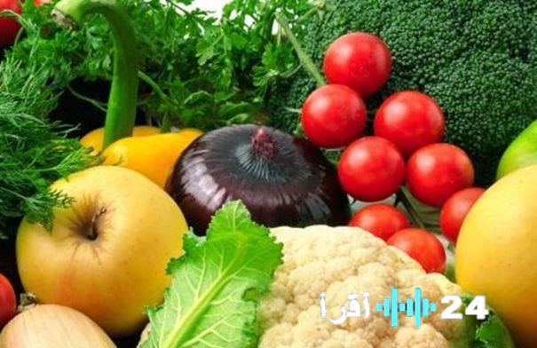 أسعار الخضروات والفواكه في السوق المركزي اليوم
