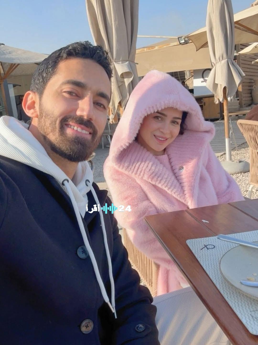 «تصريح رومانسي مؤثر» مى عز الدين تتوجه بتهنئة خاصة لزوجها في عيد ميلاده بكلمات “كل سنة وأنت حبى وعوض ربنا ليا”