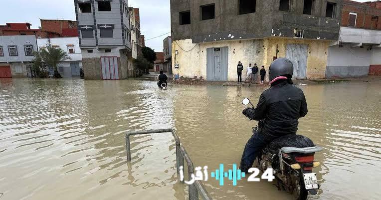 تعليق الدراسة بالقصر الكبير لمدة أسبوع بسبب التقلبات المناخية