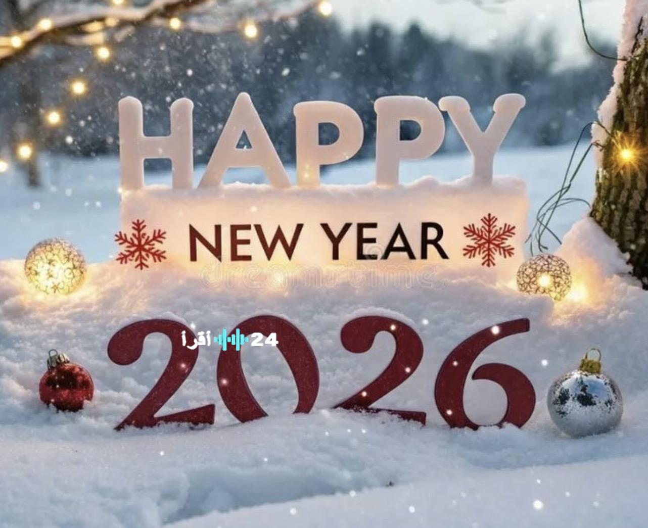 «احتفل بحلول عام 2026 مع أروع الرسائل والصور والبوستات لتشاركها مع أصدقائك»