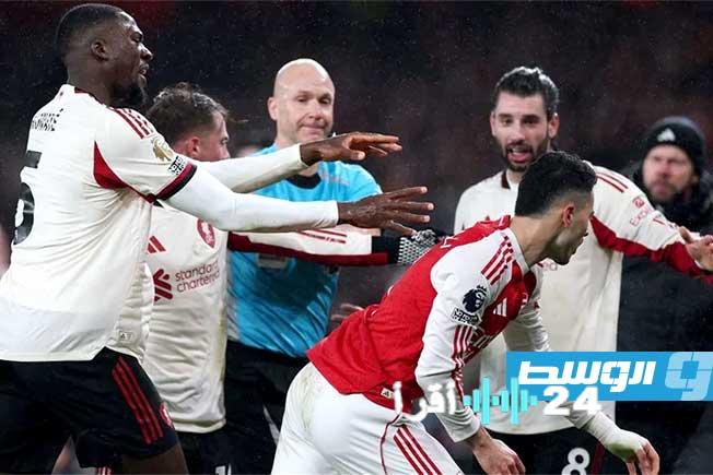 مارتينيلي يعتذر عن إشعاله شرارة شجار أرسنال وليفربول