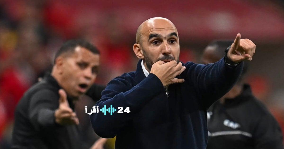 الركراكي يعيد أسود الأطلس لنهائي الكان بعد انتظار 22 عامًا