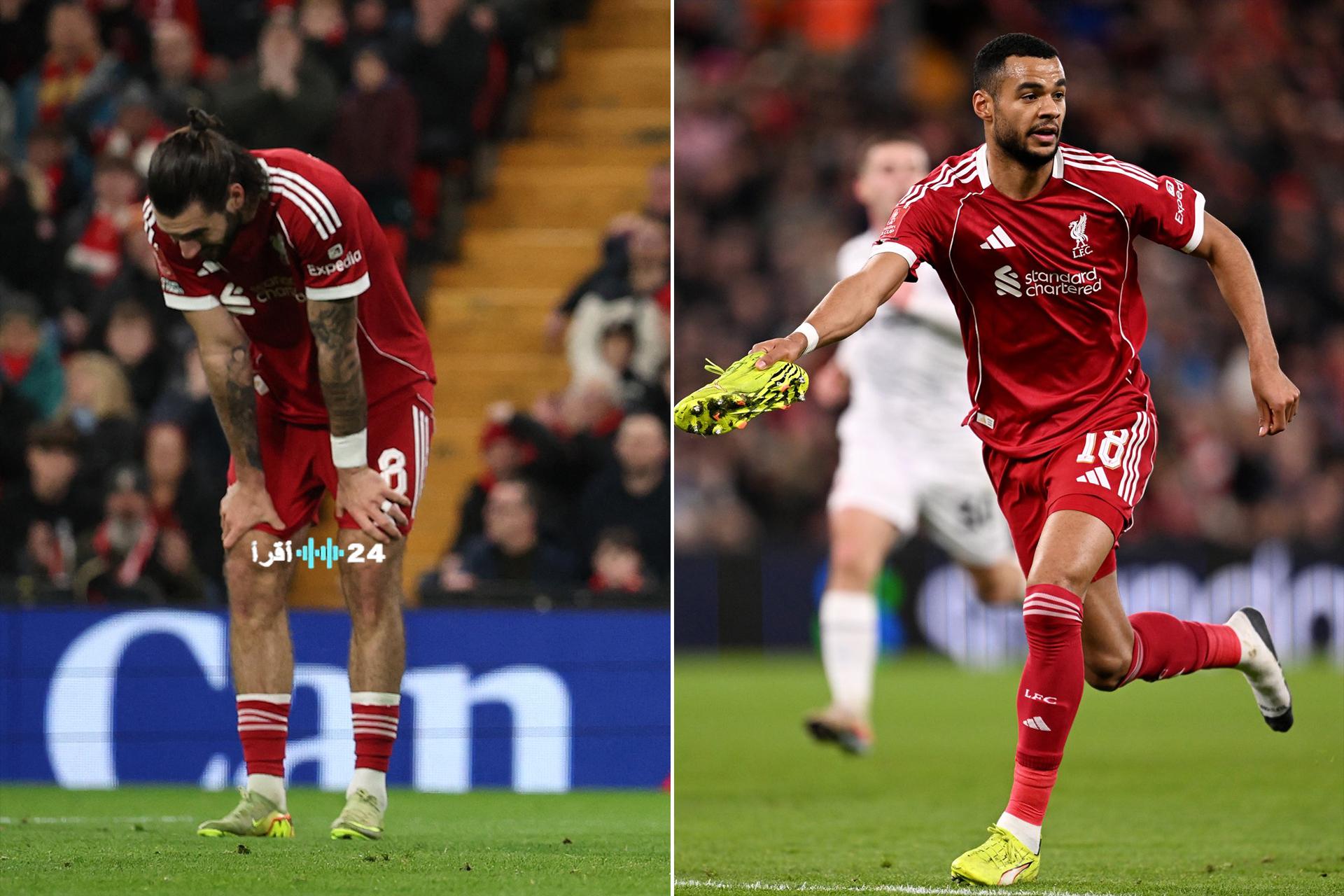 غاكبو بحذاء غريب وسوبوسلاي بخطأ لا يغتفر هل ينهار ليفربول