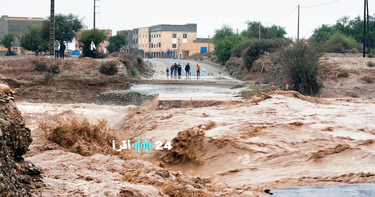 رياح عاصفية وأمطار غزيرة مع تساقط ثلوج في عدة مناطق بالمملكة