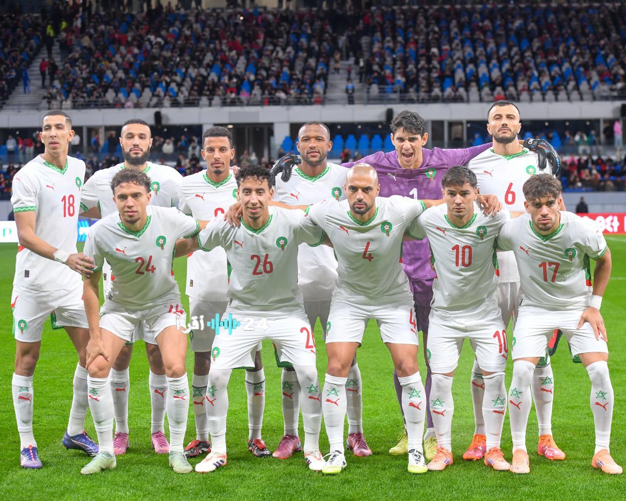 التشكيلة الرسمية للمنتخب المغربي في مواجهة السنغال في نهائيات كأس أمم إفريقيا