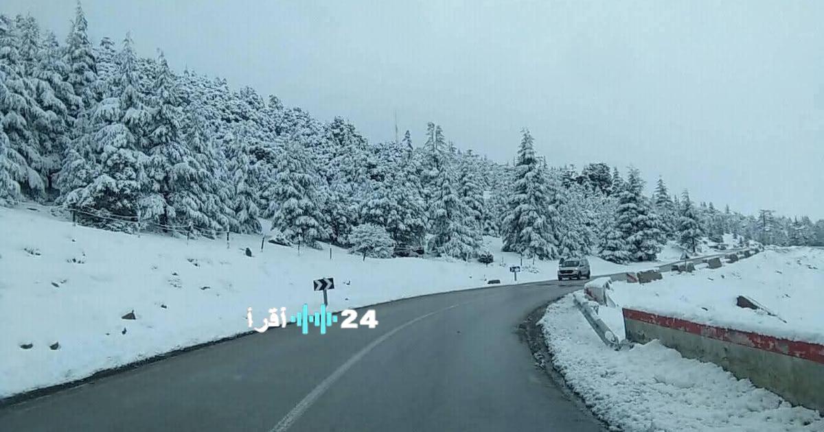 تساقطات ثلجية مرتقبة في عدة مناطق بالمملكة من يوم غد الثلاثاء حتى الأربعاء