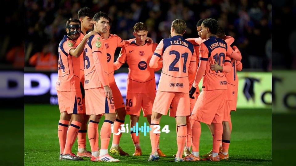 برشلونة يستعد لمواجهة قوية أمام راسينغ سانتاندير في مباراة حاسمة بكأس ملك إسبانيا