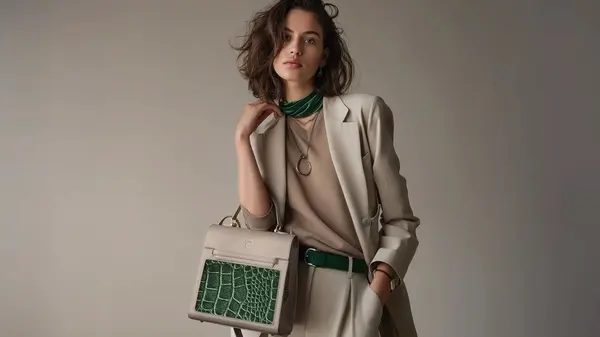 «مستقبل الأناقة بين يديك.» حقيبة فاخرة بشاشة OLED ثورية تغير مظهرها بمرونة فائقة لتتناغم تماماً مع أسلوبك وأزيائك