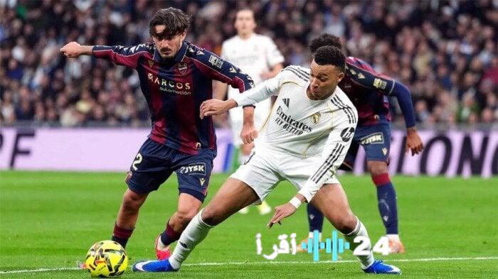 ترتيب الليغا الملكي يلاحق برشلونة على الصدارة بعد فوز ريال مدريد على ليفانتي