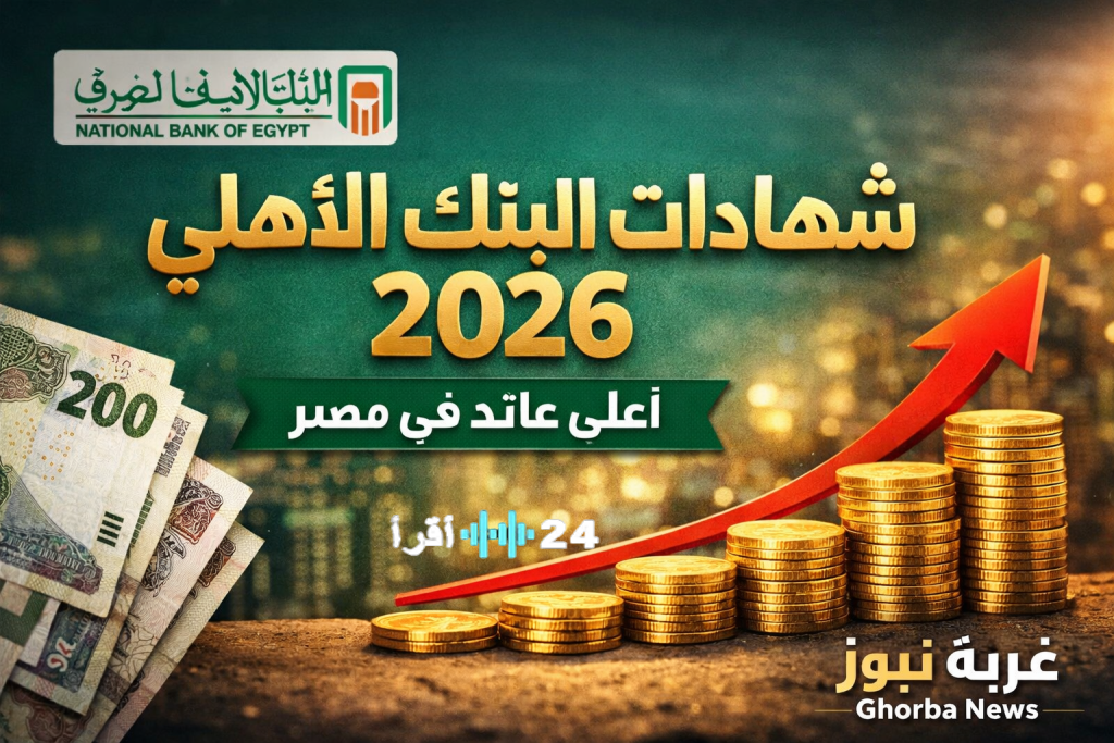 «عوائد تصل إلى 21%».. البنك الأهلي يطرح شهادات جديدة لعام 2026 بعد خفض الفائدة