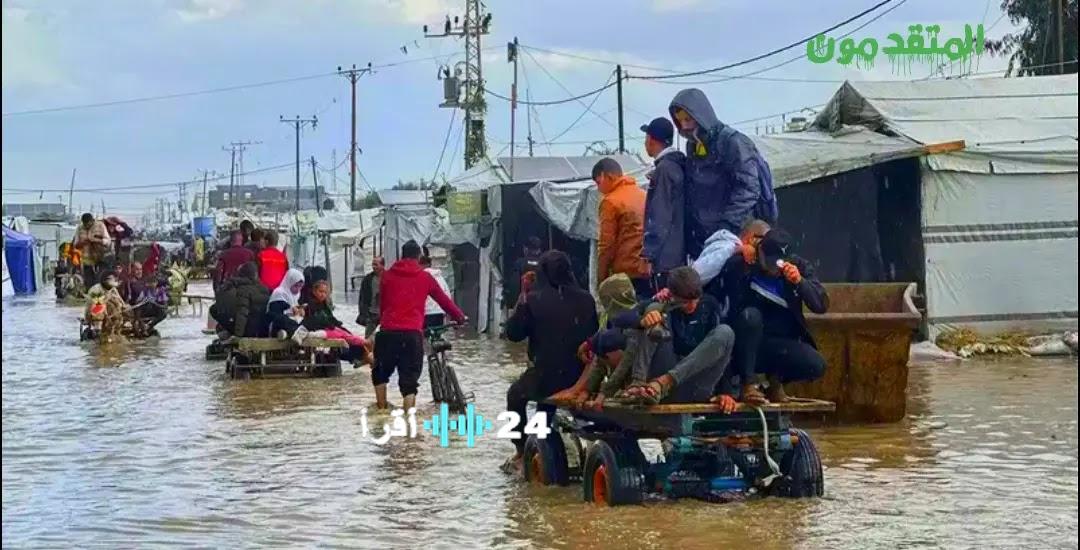 عاصفة شتوية قوية تضرب فلسطين بأمطار غزيرة ورياح عاتية