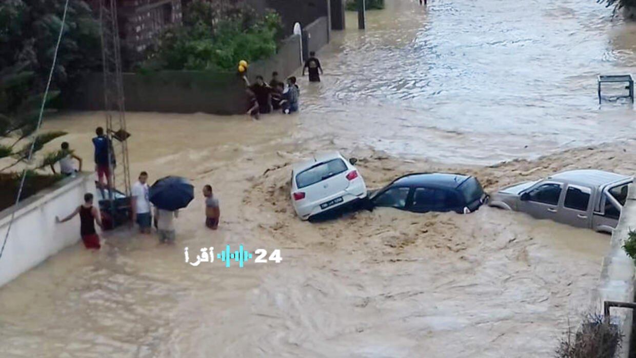 فيضانات تونس تؤدي إلى شلل الحياة وارتفاع عدد الضحايا والخسائر في البلاد – فيديو – مجلة لالة فاطمة