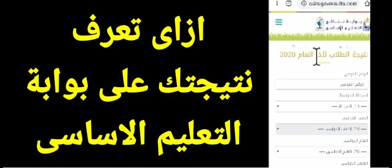 “ابتدائي واعدادي” الاستعلام عن نتائج الطلاب بالرقم الجلوس 2026 عبر بوابة التعليم الأساسي