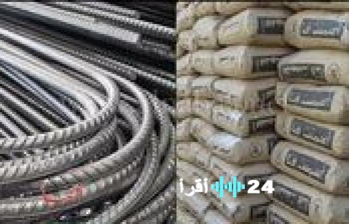 استقرار أسعار الحديد والأسمنت اليوم الجمعة الثاني من يناير