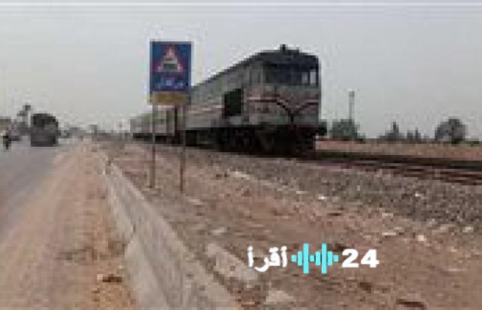 مصرع شخص نتيجة اصطدامه بقطار في المنيا