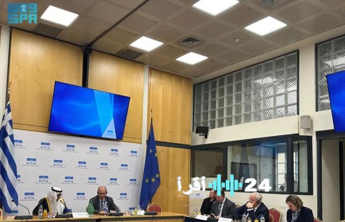 رئيس لجنة الصداقة البرلمانية السعودية يلتقي بأعضاء اللجنة اليونانية لتعزيز العلاقات الثنائية