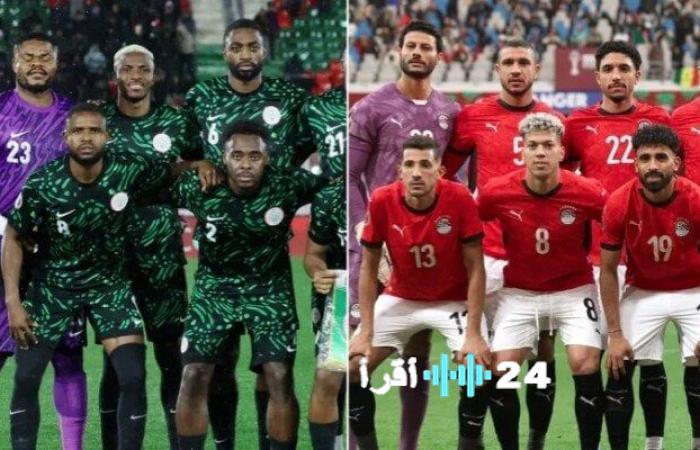 موعد مباراة منتخب مصر ضد نيجيريا في كأس أمم إفريقيا 2025 وتفاصيل القنوات الناقلة