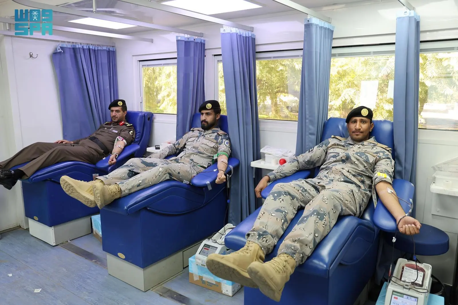 حرس الحدود يساهم في حملة “عسير تقتدي” للتبرع بالدم