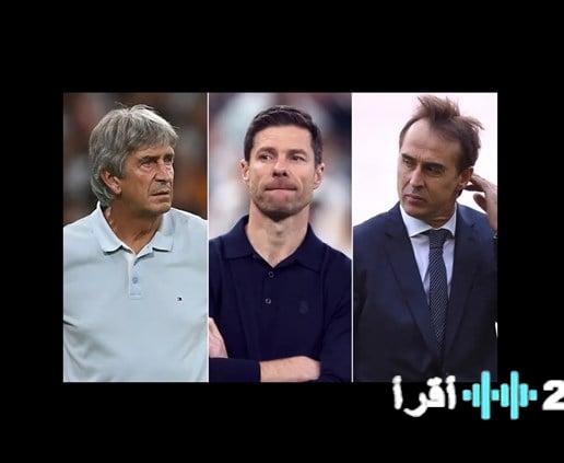 الكلاسيكو ينذر بالإقالة تاريخ مدربي ريال مدريد بين لوبيتيغي وألونسو