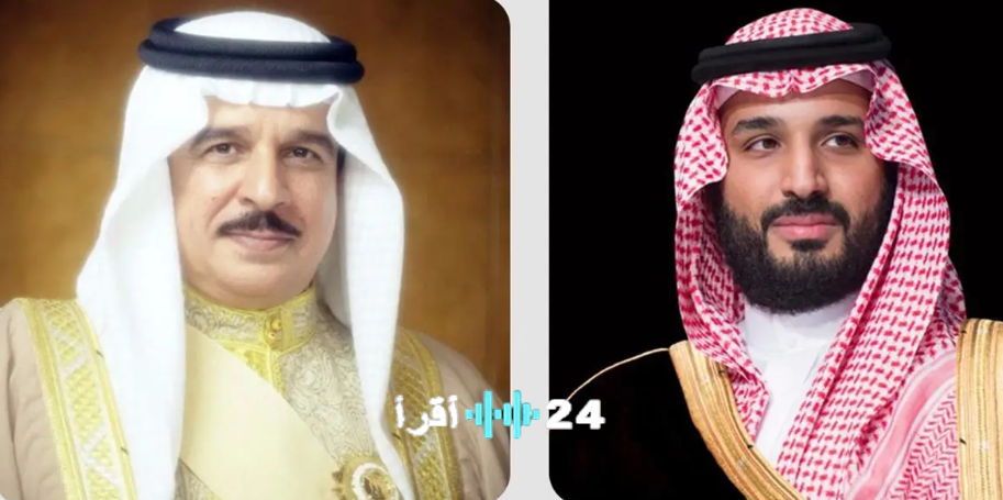 ولي العهد يستقبل رسالة ملك البحرين الخطية